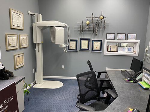 Dental scan machine at Gary C Mangieri, DMD PLLC.