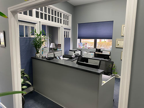 Front desk at Gary C Mangieri, DMD PLLC.